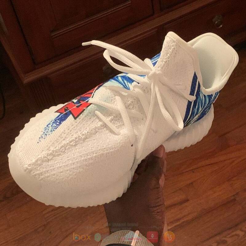 Dragon Ball Vegeta Blue Super Saiyan Yeezy Sneaker shoes 5 Dragon Ball Vegeta Blue Super Saiyan Yeezy Sneaker shoes 1 2 3 4