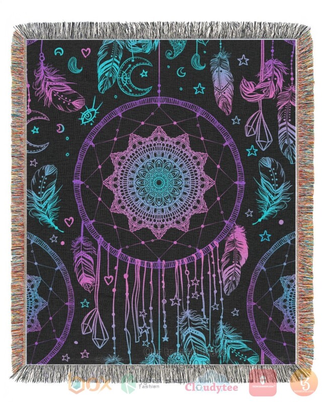 Dreamcatcher Native American Pattern Blanket
