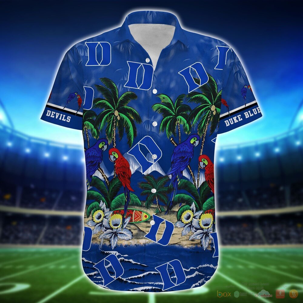 Duke Blue Devils NCAA Island Hawaiian Shirt and Shorts 1 2 3
