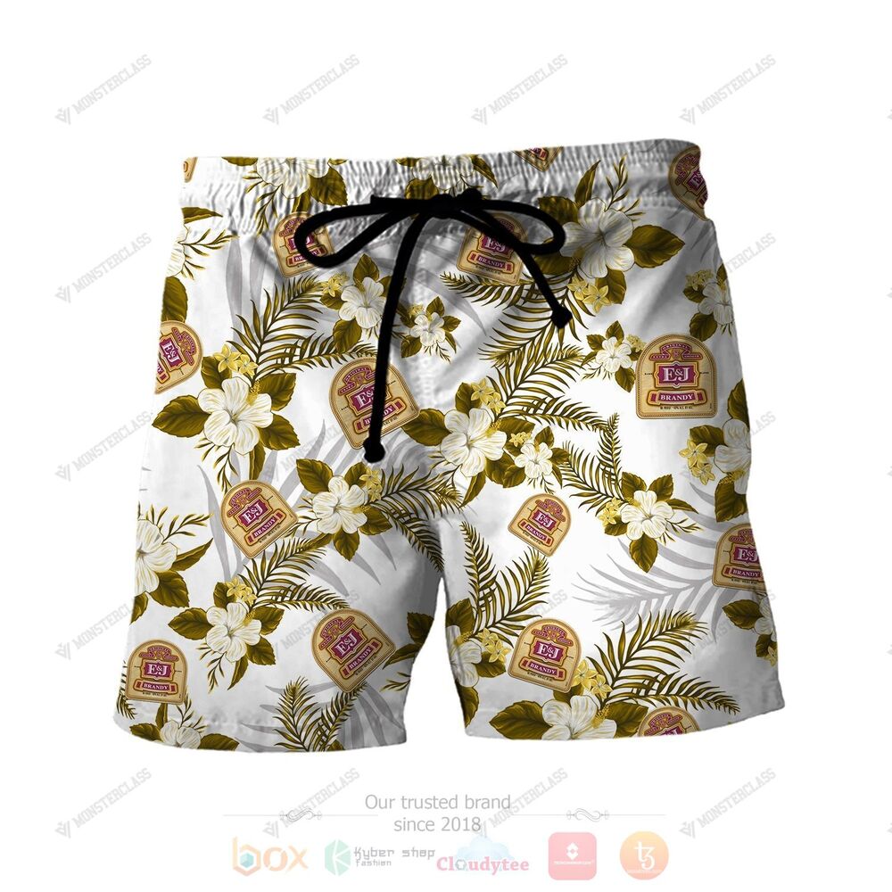 BEST E&J 3D All Over Printed Hawaiian Shirt, Short 2 EJ Hawaiian Shirt Short 1