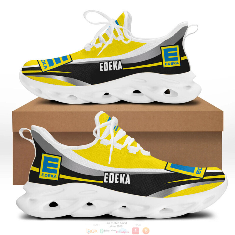 Edeka Company yellow black Clunky Max Soul Sneaker Shoes 2 Edeka Company yellow black Clunky Max Soul Shoes 1