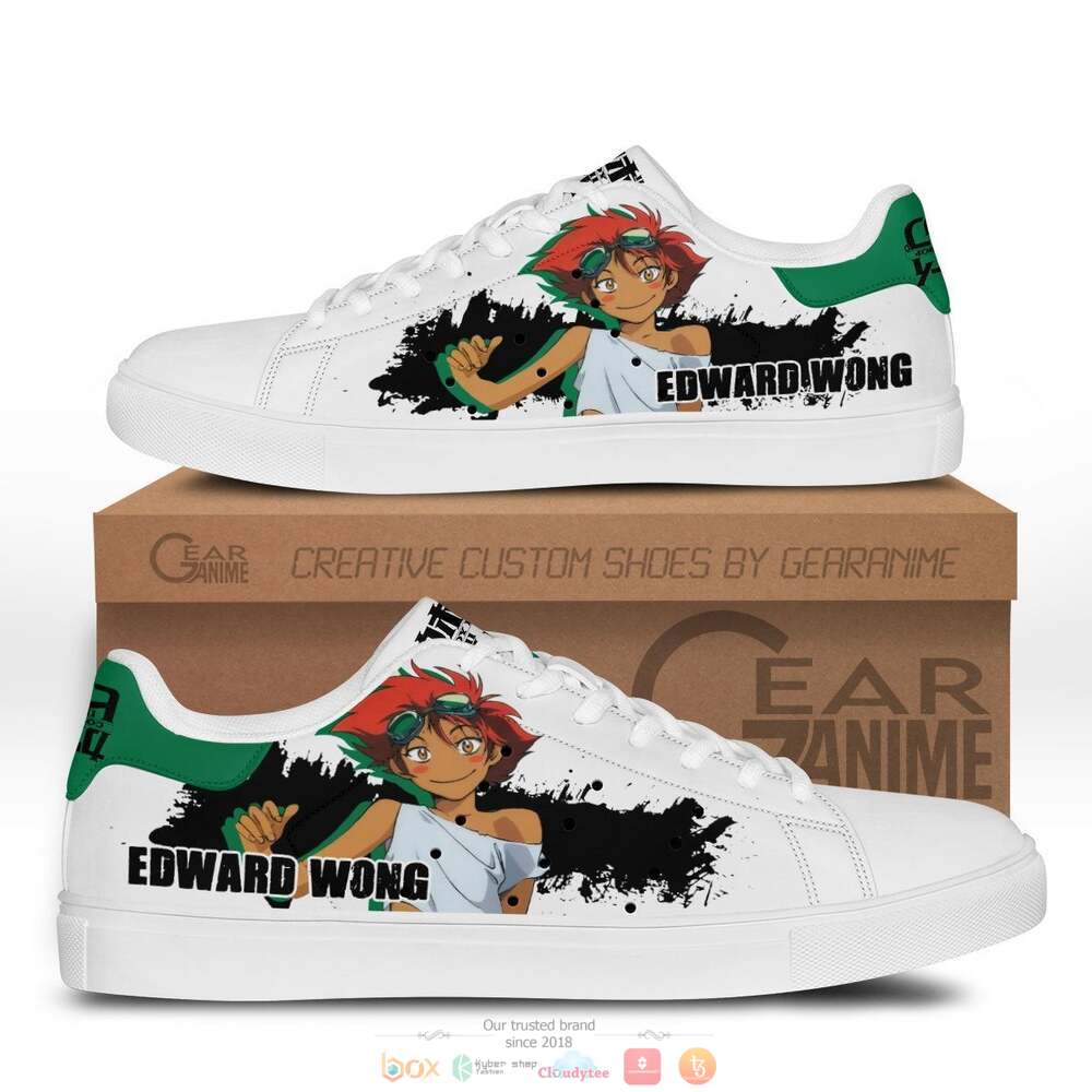 Edward Wong IV Anime Custom Cowboy Bebop Skate Stan Smith Shoes