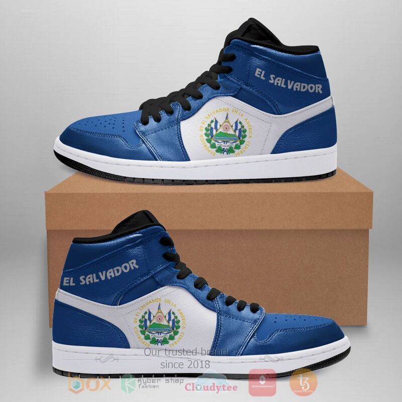 El Salvador Air Jordan High Top Sneakers