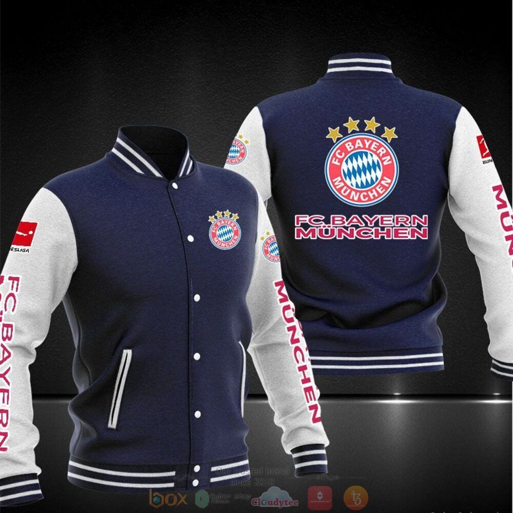 NEW FC Bayern Munchen baseball jacket 2 FC Bayern Munchen baseball jacket 1