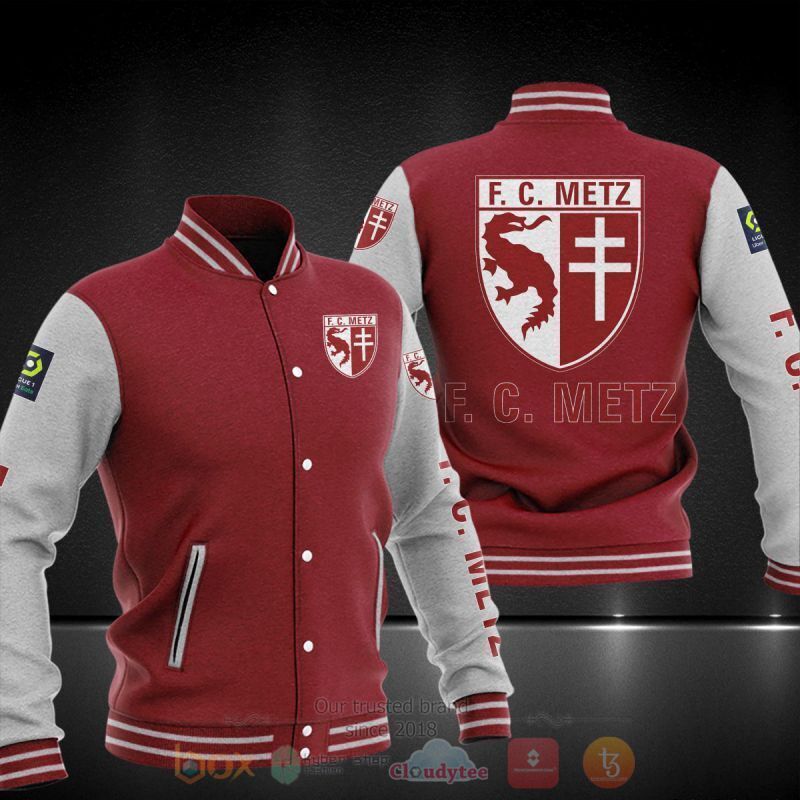 FC Metz Baseball Jacket 4 FC Metz Baseball Jacket 1 2 3