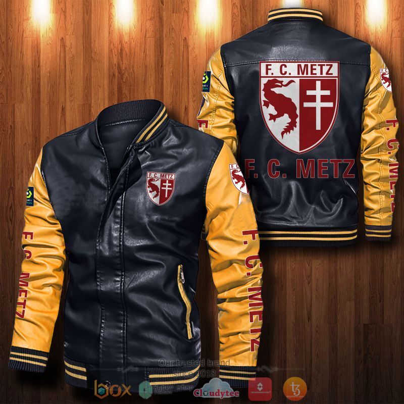 FC Metz Bomber leather jacket 6 FC Metz Bomber leather jacket 1 2 3 4 5