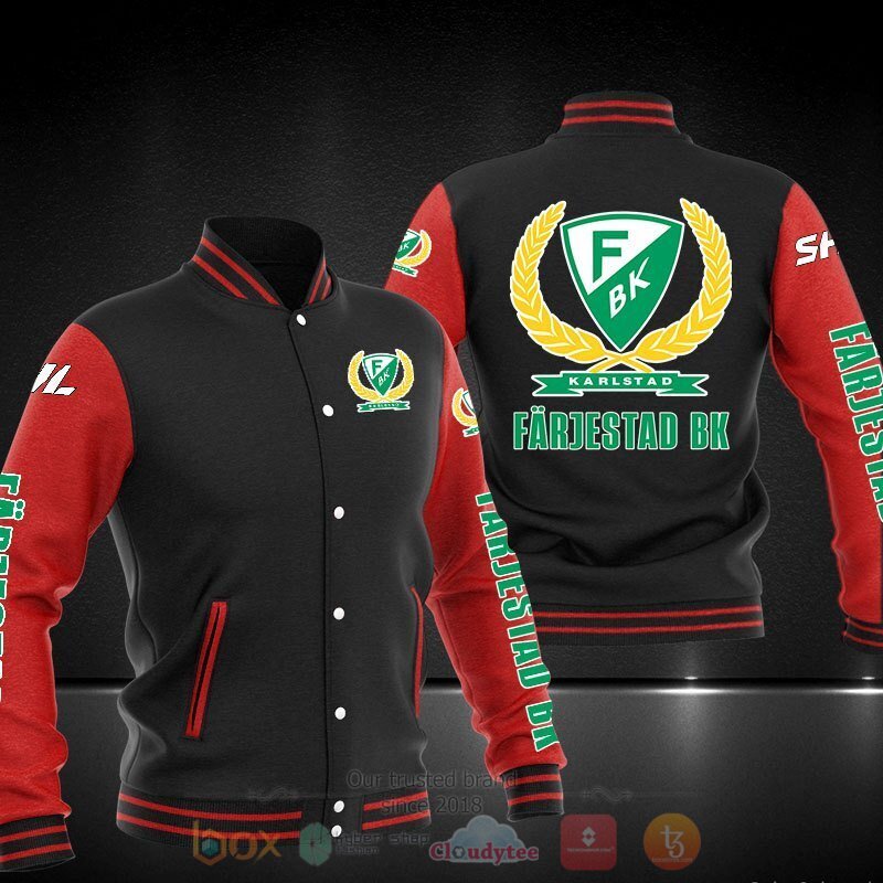 Farjestad BK Baseball Jacket 4 Farjestad BK Baseball Jacket 1 2 3