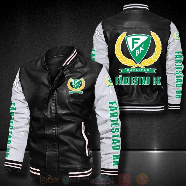 Farjestad BK Bomber Leather Jacket