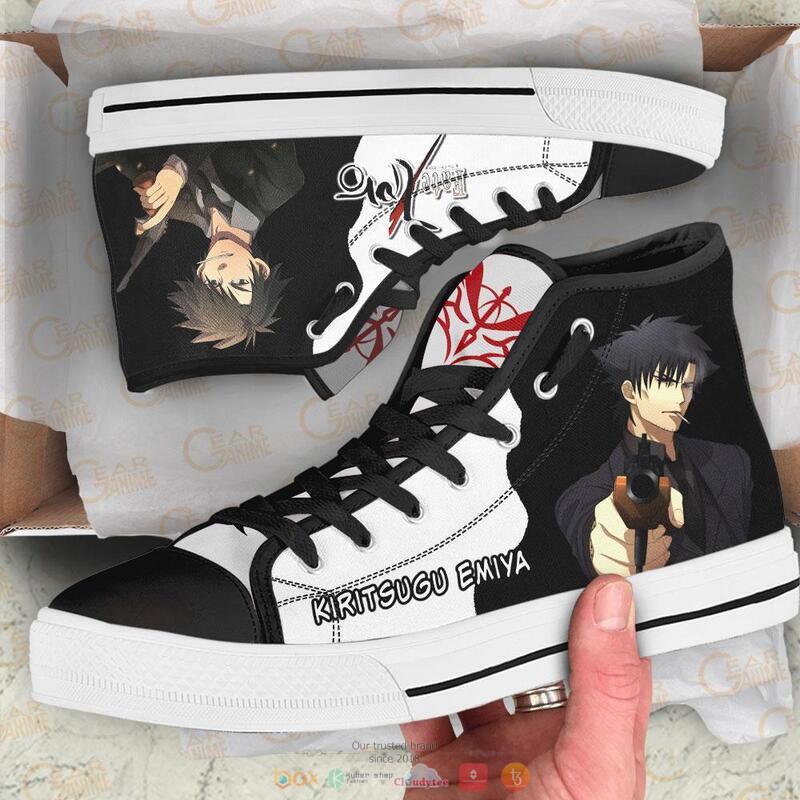 Fate Zero Kiritsugu Emiya canvas high top shoes 1