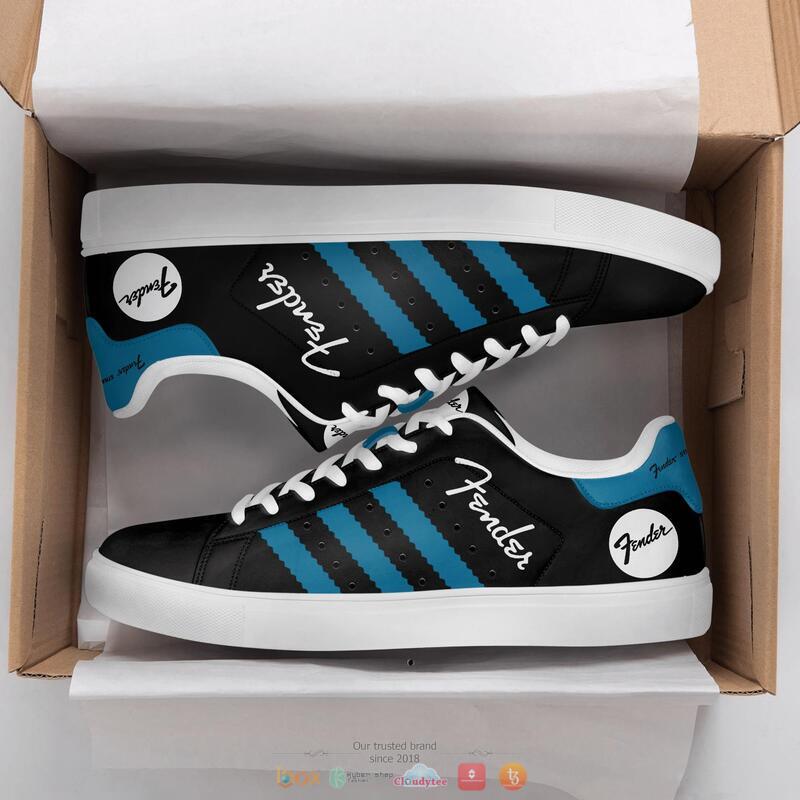 Fender Black Blue Stan smith low top shoes