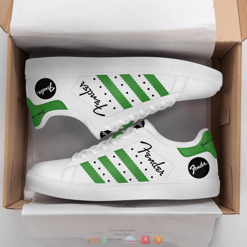 Fender Green White Stan smith low top shoes