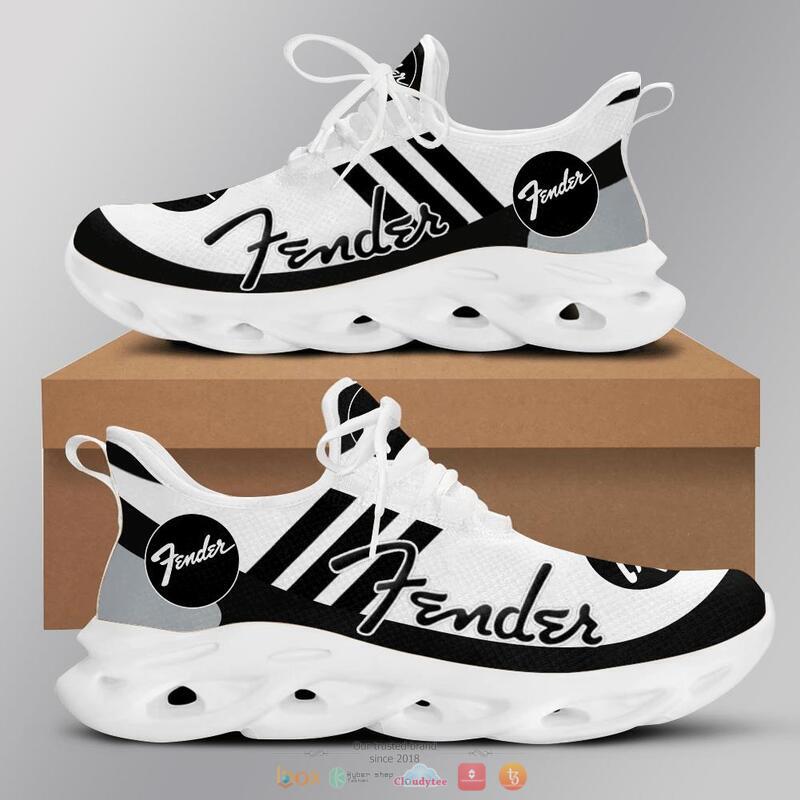 Fender Grey White Clunky max soul shoes