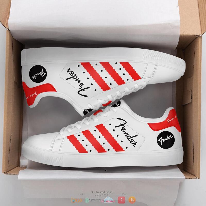 Fender Red White Stan smith low top shoes