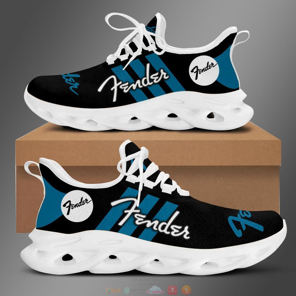 Fender black light blue clunky max soul shoes
