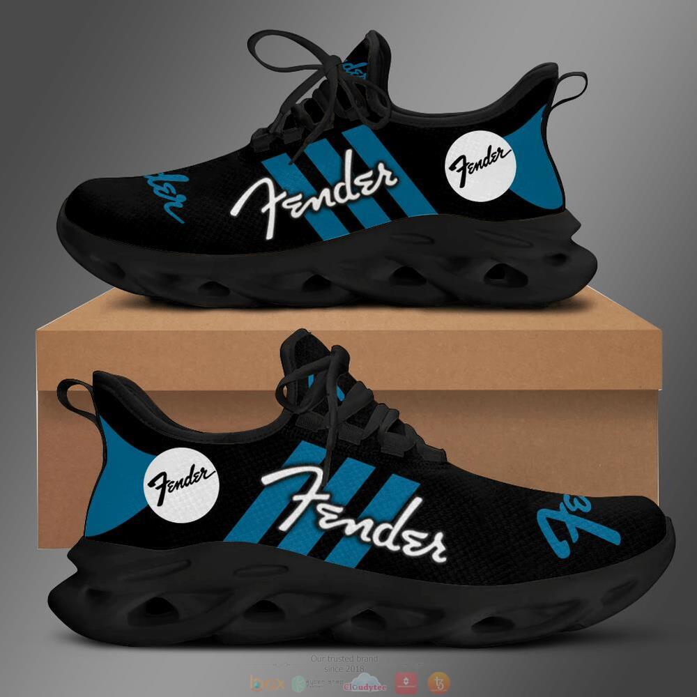 Fender black light blue clunky max soul sneaker shoes 2 Fender black light blue clunky max soul shoes 1