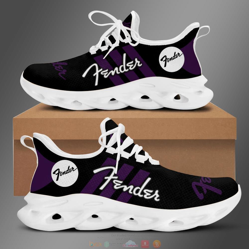 Fender black purple clunky max soul shoes