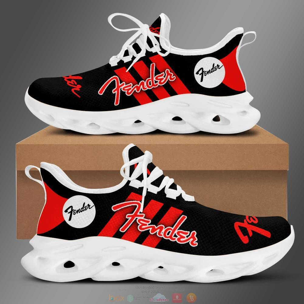 Fender black red clunky max soul shoes