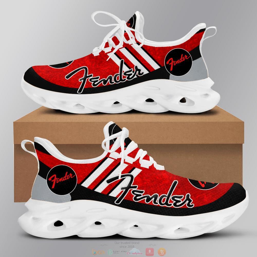 Fender red black clunky max soul shoes