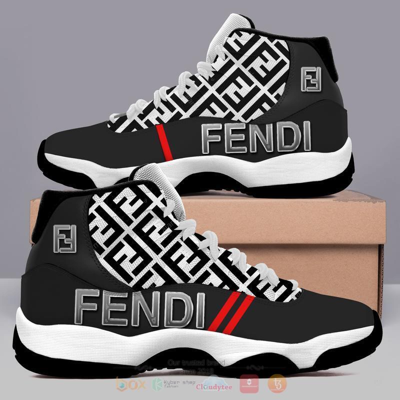 Fendi Luxury Air Jordan 11 Sneaker shoes