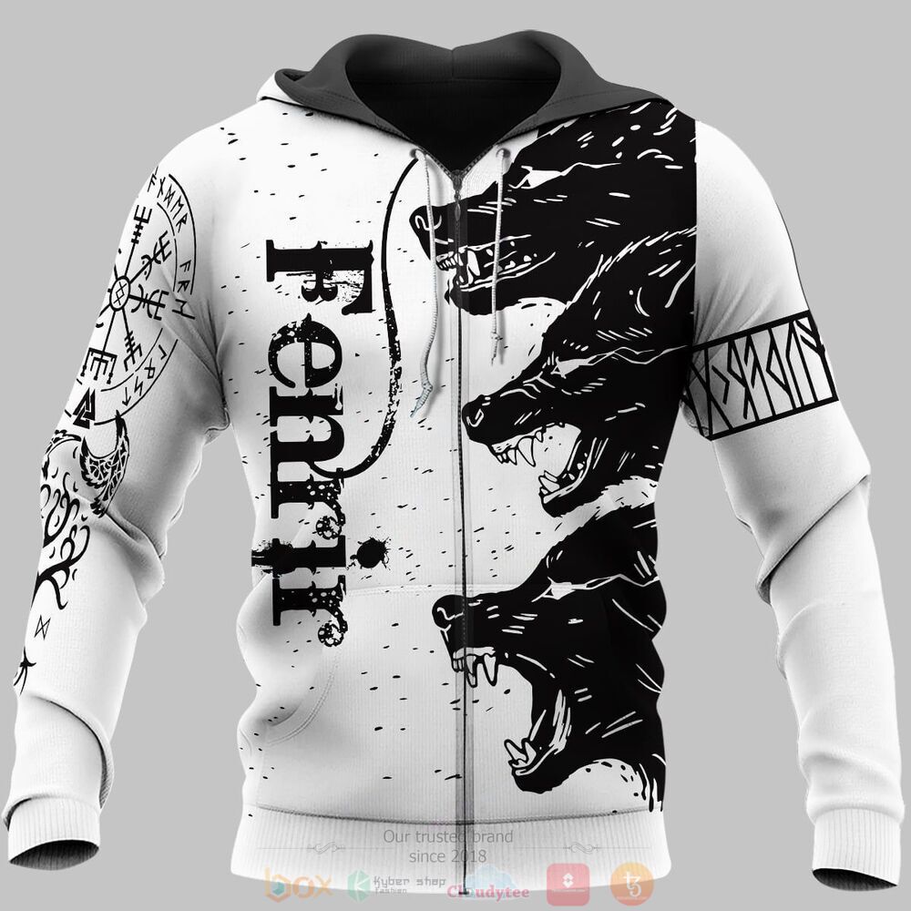 Fenrir Three Wolf jersey shirt, hoodie 3 Fenrir Three Wolf 3d shirt hoodie 1 2