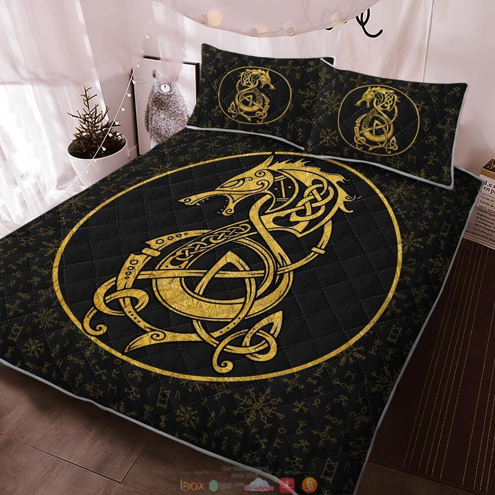 Fenrir Viking Quilt Bedding Set 1