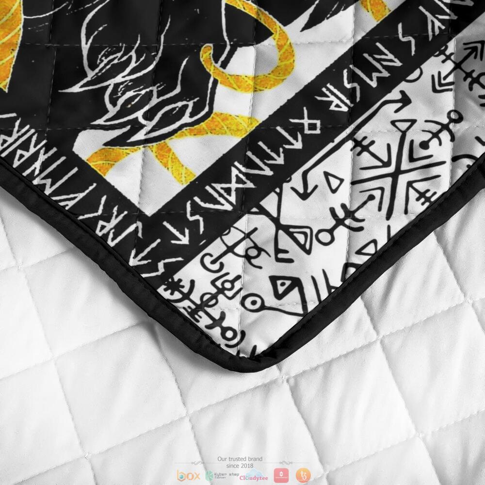 NEW Fenrir Yin Yang Wolf Runic Quilt Bedding Set 4 Fenrir Yin Yang Wolf Runic Quilt Bedding Set 1 2 3