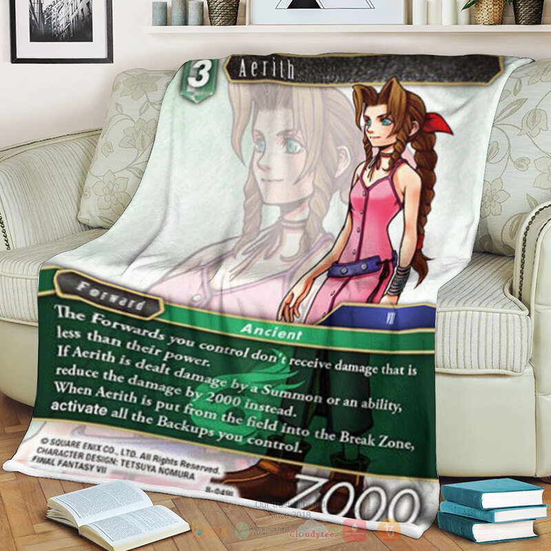 Final Fantasy Aerith Ancient Blanket