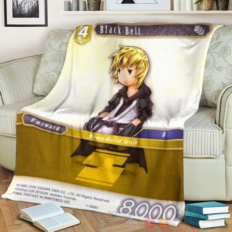 Final Fantasy Black Belt Blanket