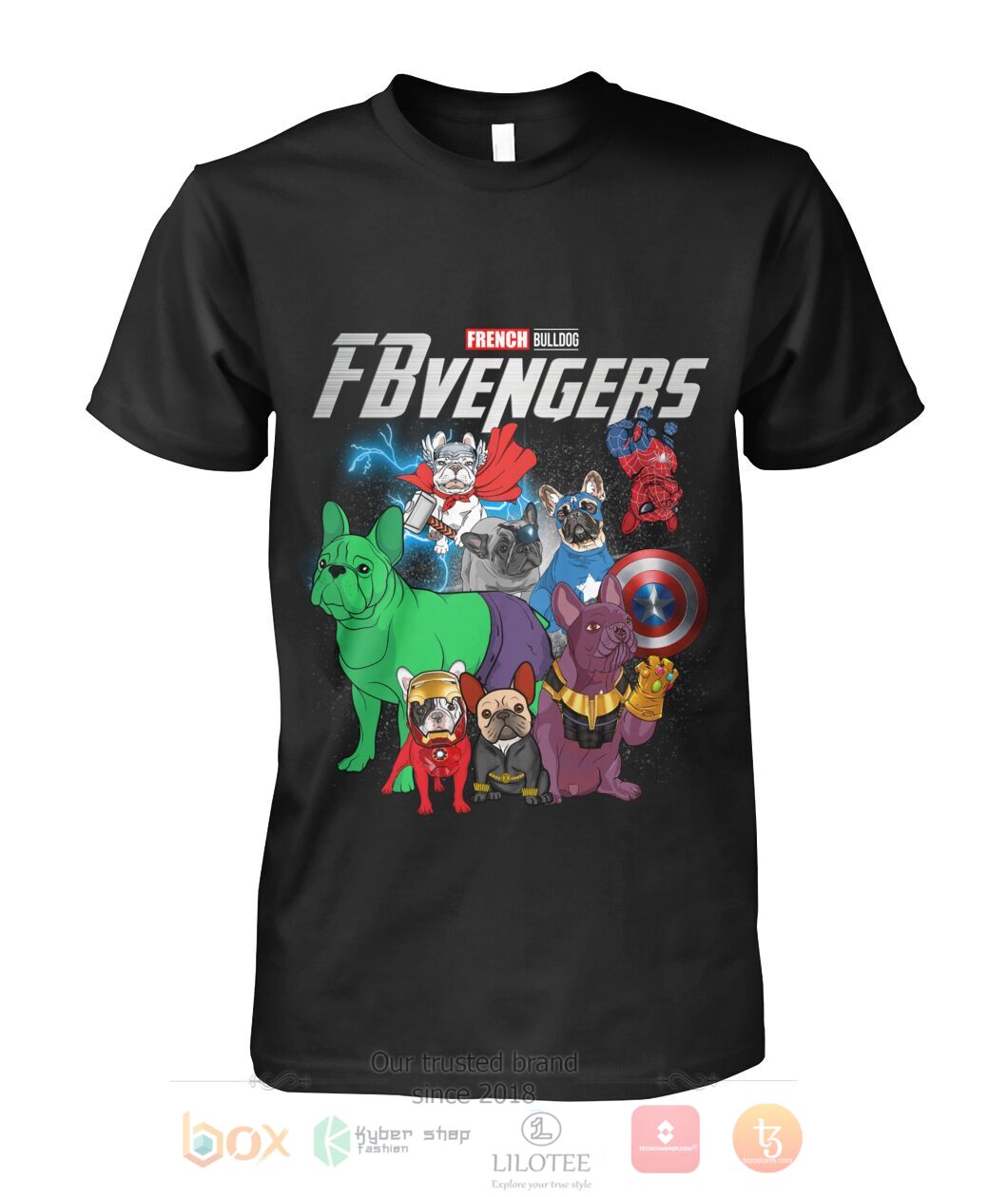 BEST French BullDog Fbvengers 3D Shirt, Hoodie 3 French BullDog Fbvengers 3D Hoodie Shirt 1 2