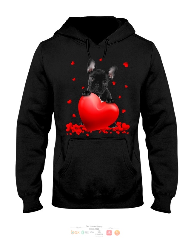 Valentine Hearts French Bulldog hoodie, shirt 7 French Bulldog Valentine Hearts shirt hoodie 1 2 3 4 5 6