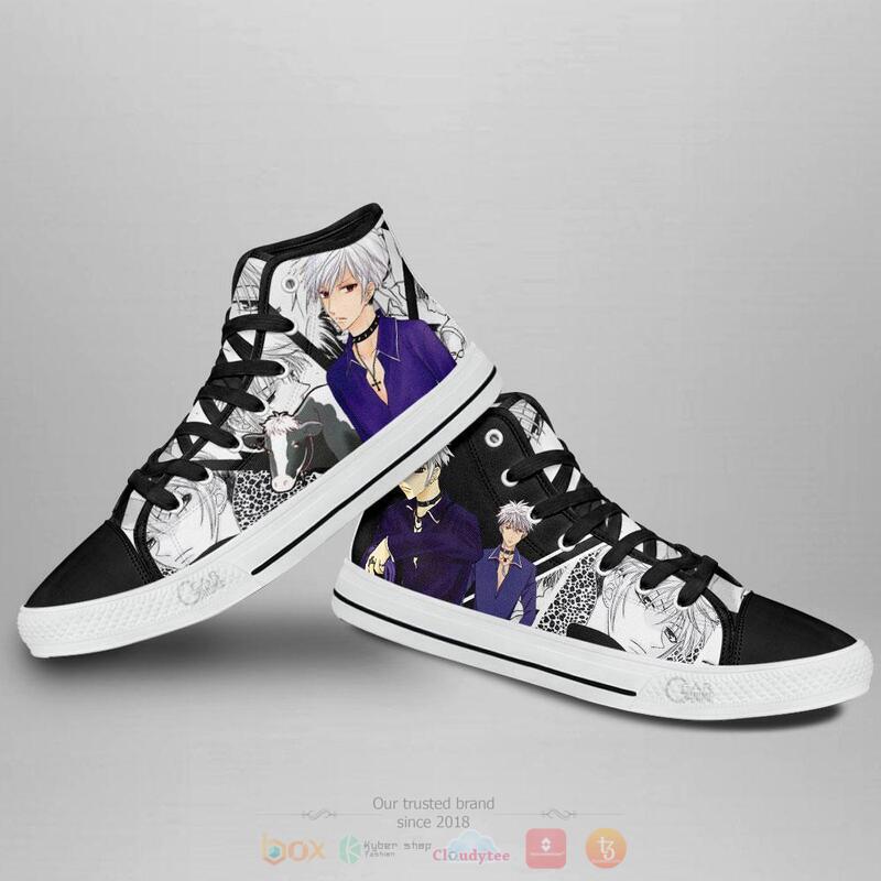 Fruits Basket Hatsuharu Sohma Canvas High Top shoes 4 Fruits Basket Hatsuharu Sohma Canvas High Top shoes 1 2 3