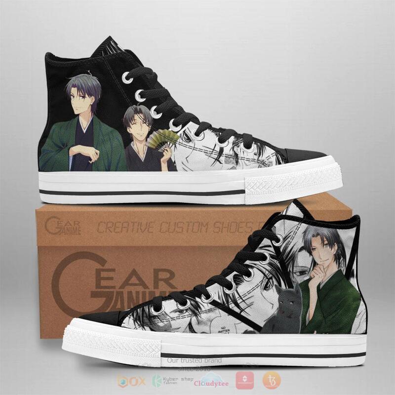 Fruits Basket Shigure Sohma Canvas High Top shoes