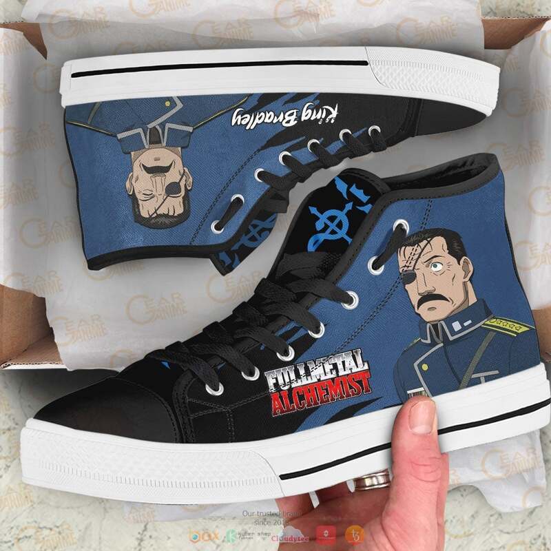 Fullmetal Alchemist King Bradley canvas high top shoes 1