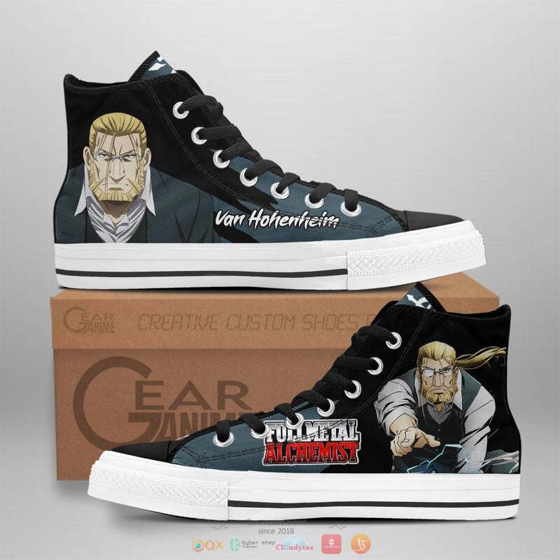 Fullmetal Alchemist Van Hohenheim canvas high top shoes