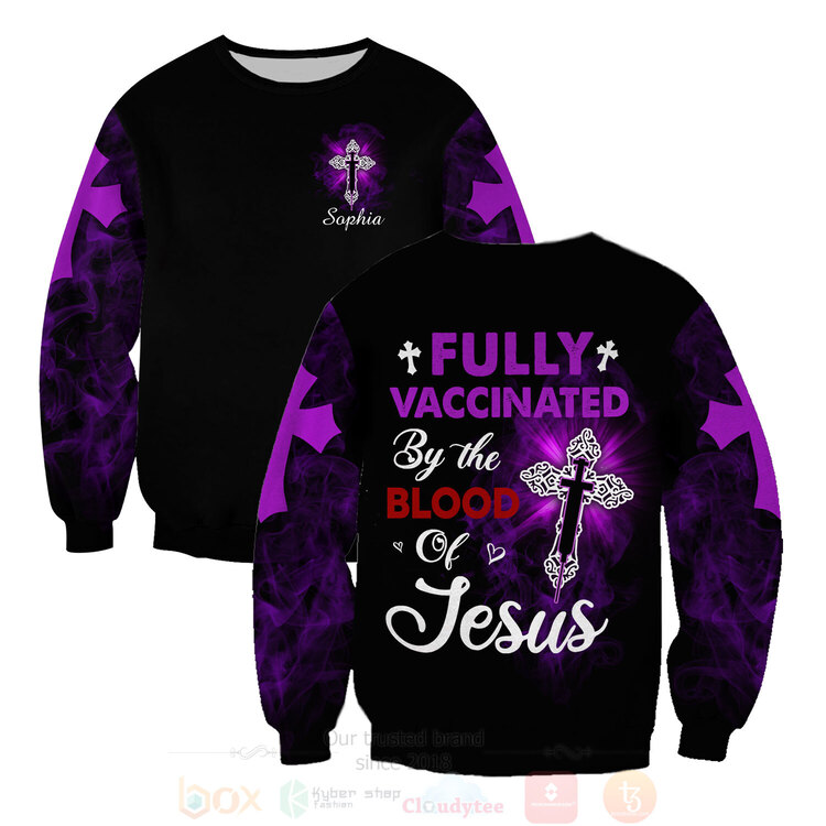 BEST Fully Vaccinated By The Blood Of Jesus Personalized All Over Print 3D Shirt, Hoodie Hoodie, Shirt 5 Fully Vaccinated By The Blood Of Jesus Personalized 3D Hoodie Shirt 1 2 3 4