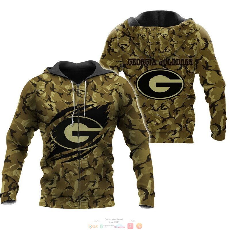 NEW Georgia Bulldogs camo jersey shirt, hoodie 2 Georgia Bulldog camo 3d shirt hoodie 1