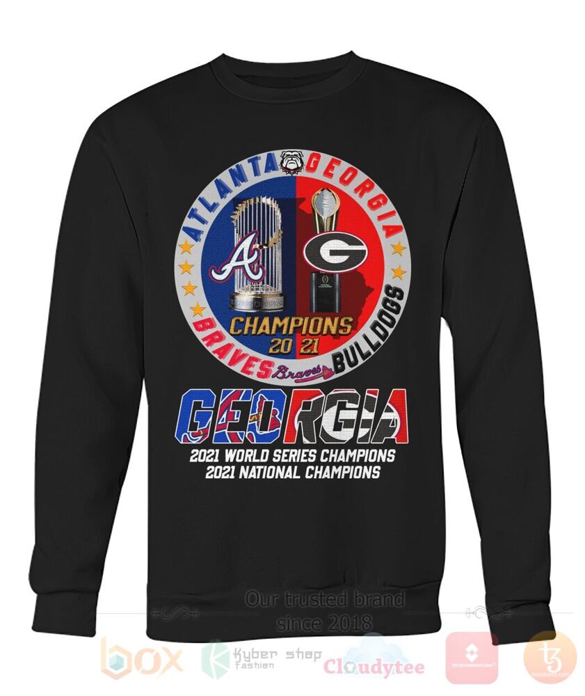 BEST Georgia Bulldogs football Champions 2021 3D All Over Printed Hoodie, Shirt 3 Georgia Bulldogs football Champions 2021 3D Hoodie Shirt 1 2