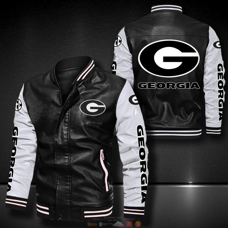 Georgia Football Bomber leather jacket