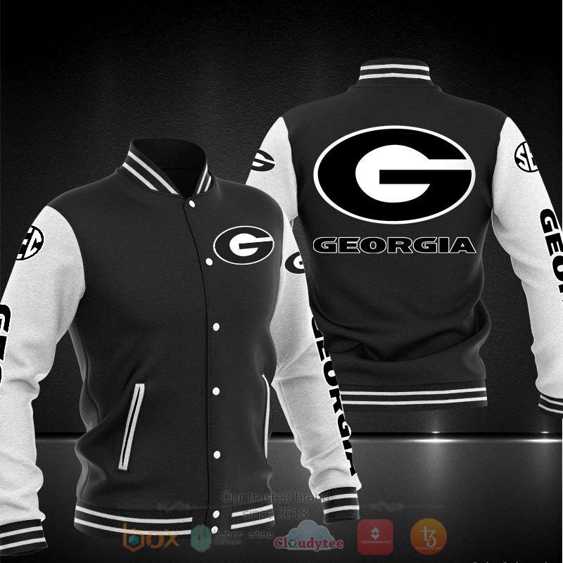 Georgia Football baseball Jacket 2 Georgia Football baseball Jacket 1
