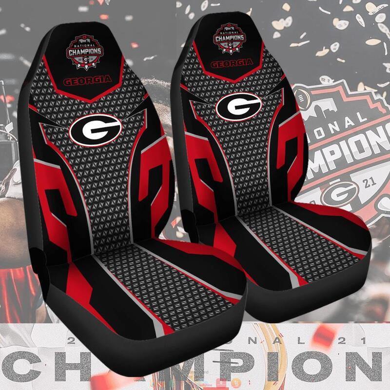 NEW Georgia football National Champions red black car seat cover 2 Georgia football National Champions red black car seat cover 1