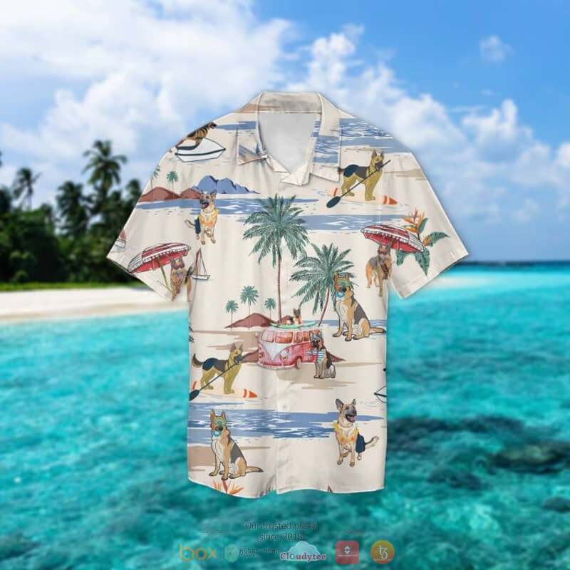 German Sherp Summer Beach Hawaiian Shirt 2 German Sherp Summer Beach Hawaiian Shirt 1