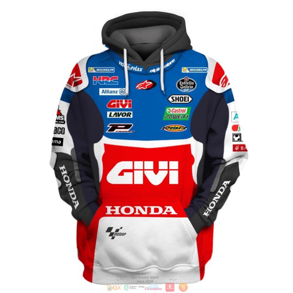 Givi Castrol Honda jersey shirt, hoodie 3 Givi Castrol Honda 3d shirt hoodie 1 2