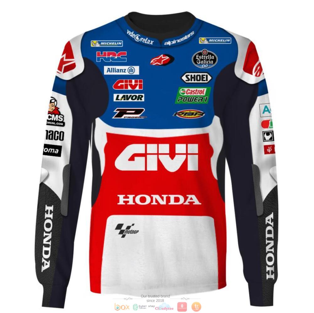 Givi Castrol Honda jersey shirt, hoodie 5 Givi Castrol Honda 3d shirt hoodie 1 2 3 4