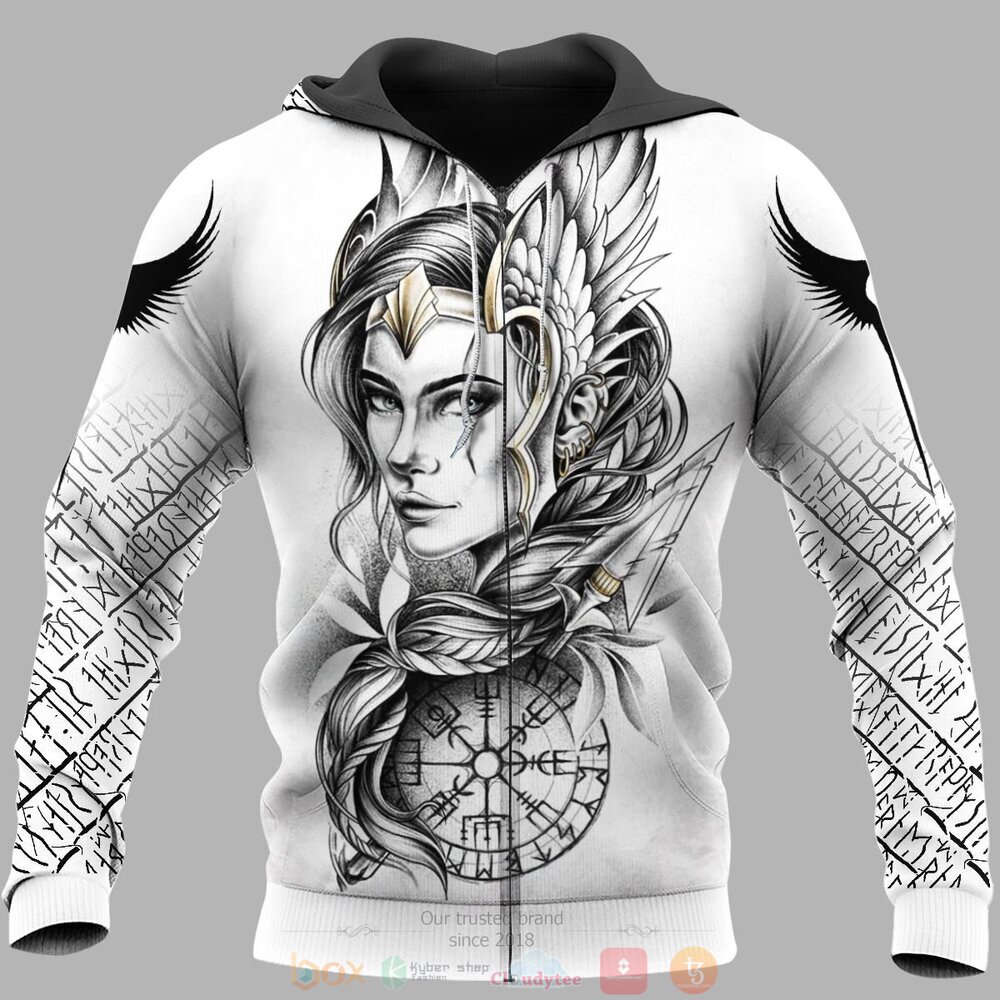 Goddesses Freya Vegvisir jersey shirt, hoodie 3 Goddesses Freya Vegvisir 3d shirt hoodie 1 2