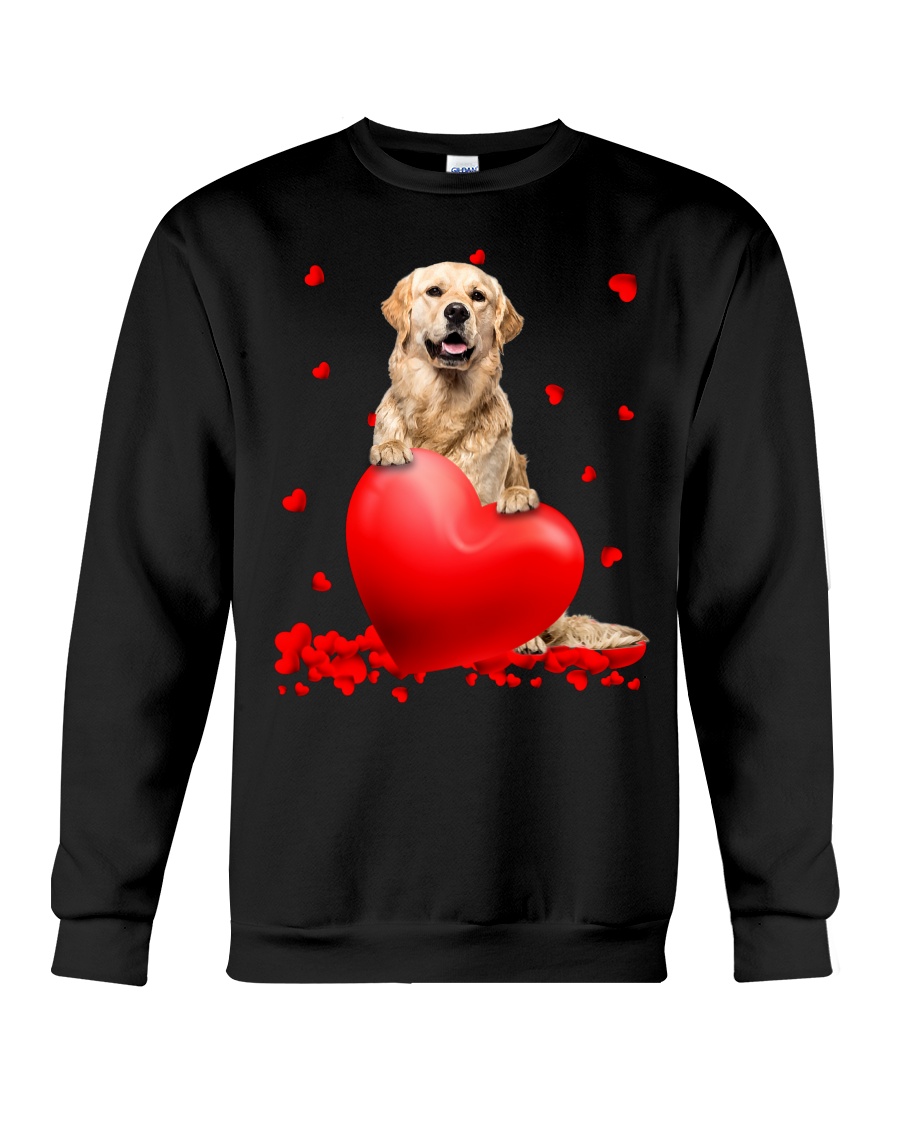 Golden Retriever Valentine Hearts jersey shirt, hoodie 5 Golden Retriever Valentine Hearts shirt hoodie 6