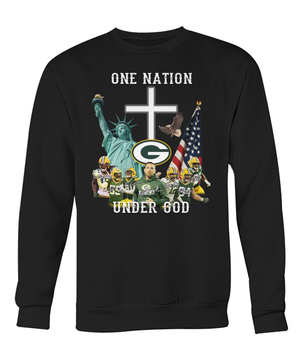 Green Bay Packers One Nation under God shirt hoodie 3