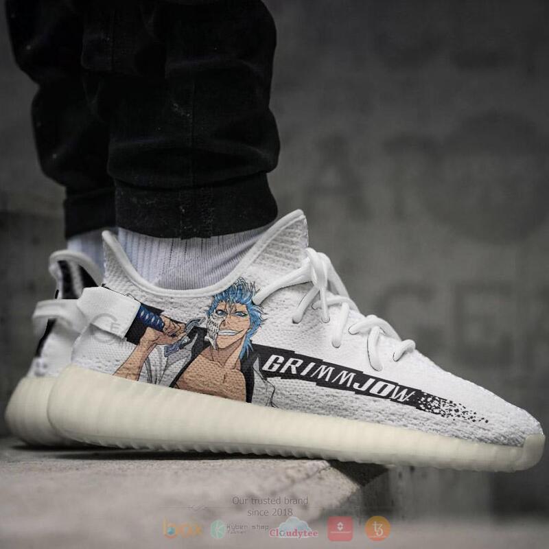 Grimmjow Bleach Yeezy Sneaker shoes 3 Grimmjow Bleach Yeezy Sneaker shoes 1 2