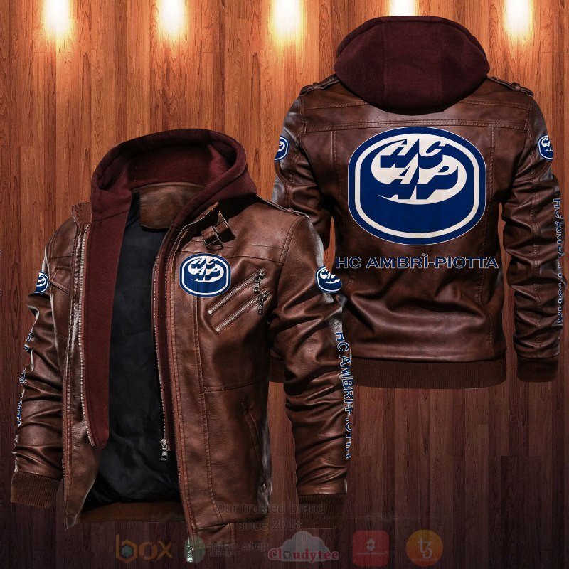 BEST HC Ambri-Piotta 2D Leather PU Jacket 2 HC Ambri Piotta Leather Jacket 1