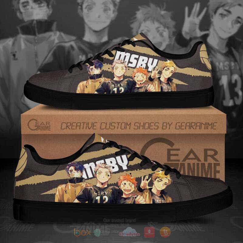 Haikyu MSBY Black Jackal Skate Stan Smith Shoes
