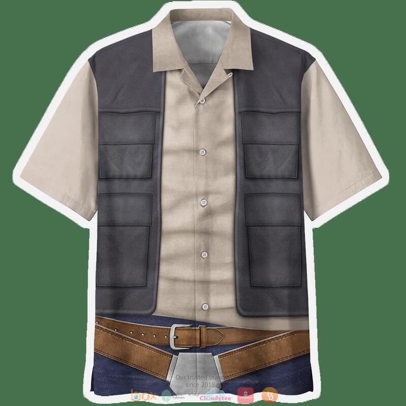 Han Solo Cosplay Hawaiian Shirt 3 Han Solo Cosplay Hawaiian Shirt 1 2